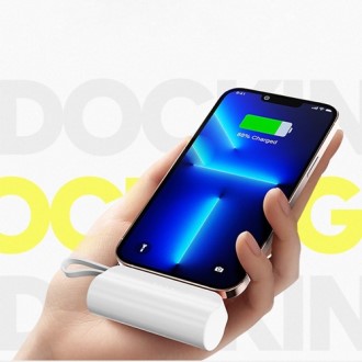 [에디토] 일체형 2in1 보조배터리 미니 5000mAh